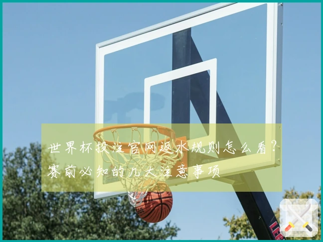 世界杯投注官网返水规则怎么看？赛前必知的几大注意事项